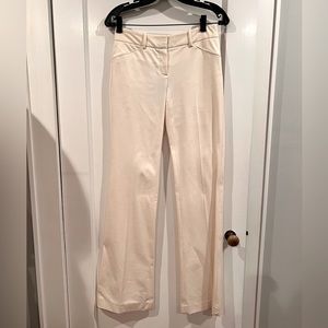 Theory structured pants. Cream. Size 0